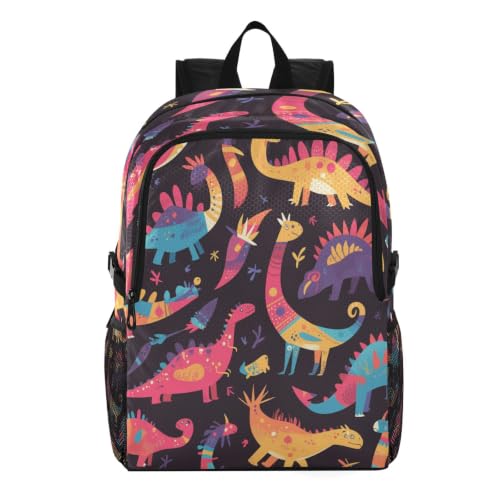 Sac à dos de randonnée pliable imperméable ultra léger motif dinosaures