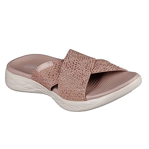 Image of Skechers Women On The Go 600 Glistening Slipper Casual Shoes