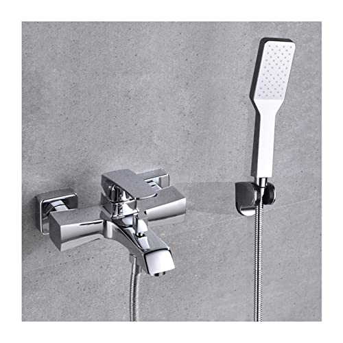 Mélangeur de douche de bain LWX en laiton avec commande à manche unique fluide - 3