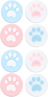 Gatuida 8 Peças Tampas Do Controlador Tampa Do Joystick Tampa Do Controlador Tampa Do Polegar Interruptor De Aperto Do Polegar Interruptor De Botão Interruptor De Aperto Do Joystick Skin