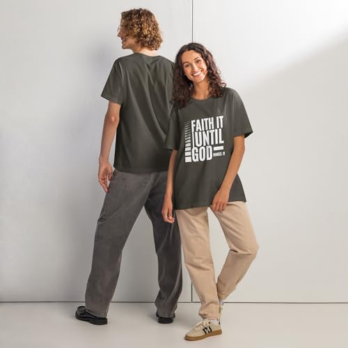 Faith IT – Unisex Premium Oversized Garment-Dyed Christian T-Shirt2
