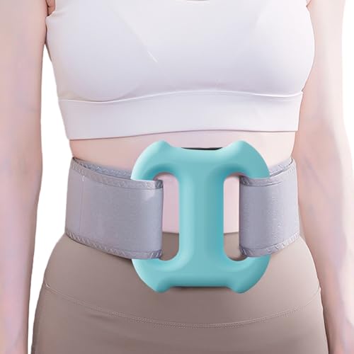 Masajeador de anillo de fascia 3 modos 5 intensidades Masajeador eléctrico para cuerpo completo Tipo C Anillo de yoga de carga para relajación muscular Azul