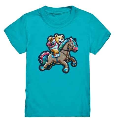 T-shirt enfant cheval joyeux pour une rentrée pleine de confiance