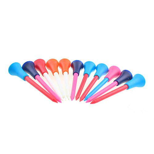KOFULL-50-PCS-Tees-de-Golf-Goma-Golf-Tees-plastico83mm3-14-70mm-2-18-practica-Camiseta-de-Golf-con-Cabeza-de-Goma-Tees-de-Golf-plastico-Mixto