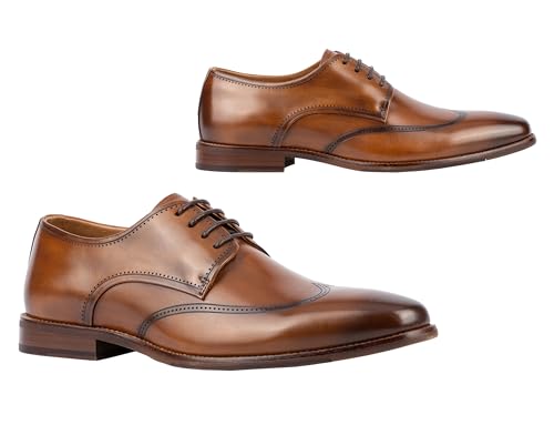 Mens Orton Oxford, Round Toe Dress Shoes, Rubber Outsole3