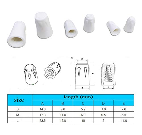 20 Pack Small Ceramic Wire Connector, Small Size 22-14 Awg, 600V High Heat Ceramic Twist Caps (01, Small) #TOP3