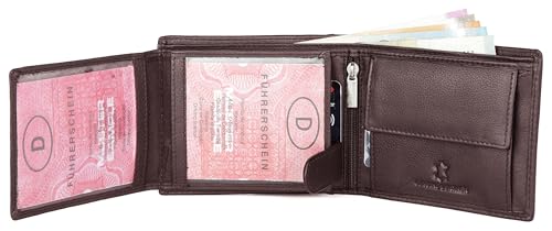 Image of WildHorn Rfid Protected Leather Wallet For Men, Brown