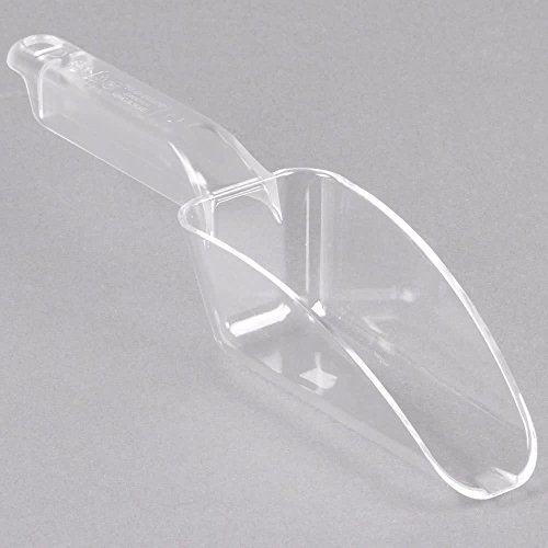 AME D'ESSENCE 6 Oz Polycarbonate Utility Scoop – Heavy-Duty, Shatter-Resistant Multi-Purpose Scoop for Ice, Dry Goods, Candy, Popcorn, Spices, Flour, and More