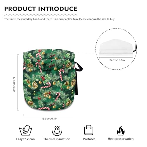 Image of Xmas Tree Tea Cosy for Teapot Insulated Kettle Cover Christmas Breakfast Warmer Kitchen Teapot Dust Cover Washable Tea Cozy Tabletop Decorations for Afternoon Party