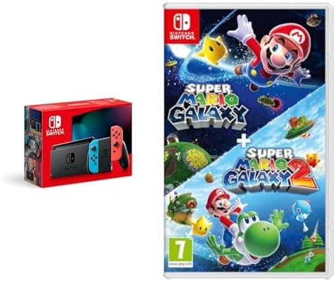 Nintendo Switch (Neon Red/Neon blue) & Super Mario Galaxy + Super...