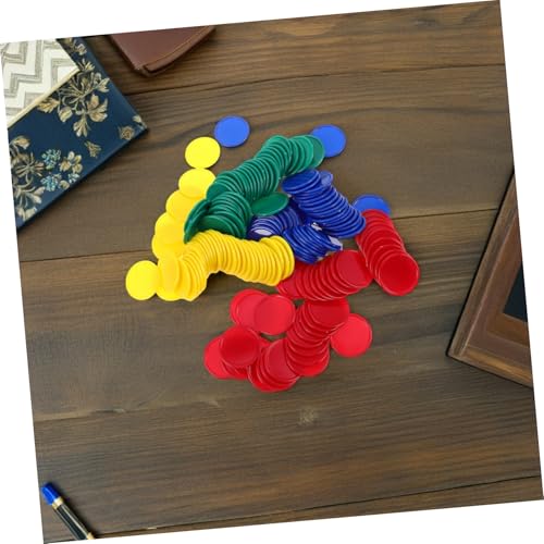 Jetons plastiques Mipcase pour comptage mathématique et récompenses éducatives, x160