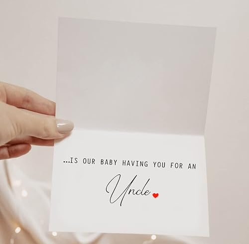 The Only Thing Better Than Having You As My Brother .Is Our Baby Having You For A Uncle - Pregnancy Announcement Greeting Card - Brother Card - We're Pregnant Card - Father's Day Gift #TOP1