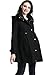 Momo Maternity Outerwear Women Olivia Wool Walking Coat Pregnancy Winter Jacket Black S