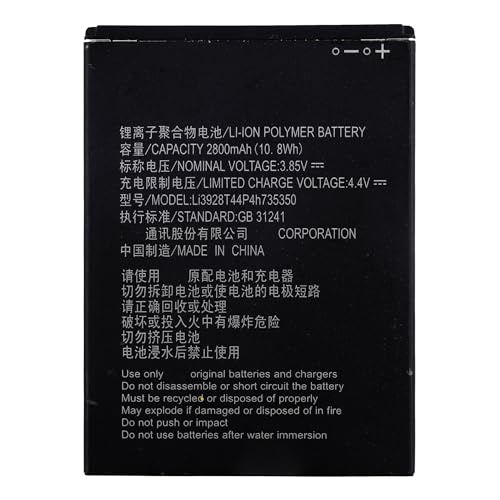 SWARK New Rechargeable Battery Li3928T44P4h735350 Compatible ZTE Q802T Avid Trio Z833 ZFIVE2 Z836BL Z837VL with Tools
