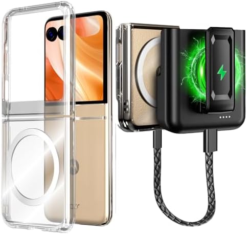 Étui Clip Ceinture Universel Pour Motorola Razr 50 / Razr 50 Ultra (2024) - Noir - Polycarbonate