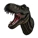 DWK Jurassic Jaws Snarling Tyrannosaurs Rex Wall Mounted Dinosaur Head Bust Sculpture T-Rex Decor