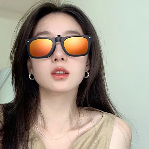 Image of Sunglasses fit over Glasses Clip On Polarized sunglasses for Prescription Glasses Flip Up Fishing Driving Glasses
