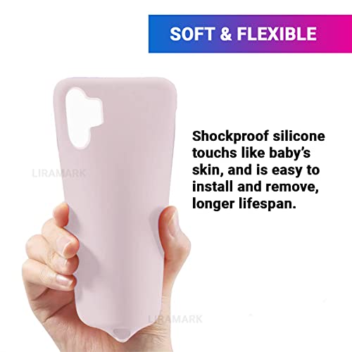 Image of LIRAMARK Liquid Silicone Soft Back Cover Case for Samsung Galaxy Note 10 Plus /Note 10+ (Pink)