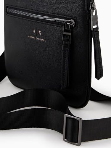 A | X ARMANI EXCHANGE mens Eco-leather Flat Crossbody BagCrossbody Bag4