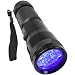 Produktbild Berger & Schröter | 395-400 nm UV-LED Taschenlampe mit Handschlaufe batteriebetrieben 95g schwarz, Schwarzlichttaschenlampe Schwarzlicht ultraviolett Lichthärtung Resin Blutspur