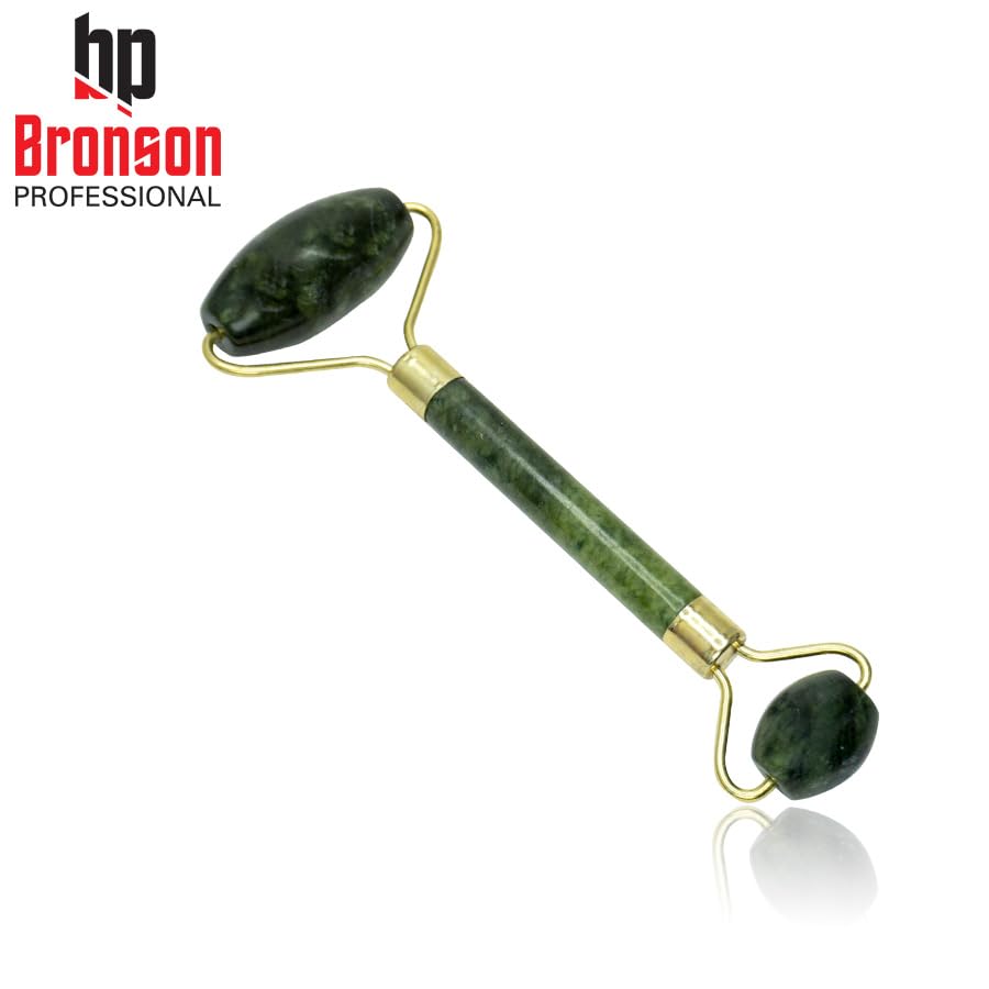 BRONSON PROFESSINAL | Anti Aging 100% Natural Jade Stone Roller | Massager With Tool for Face and Body Massager(Geen) - Image 2 thumbnail