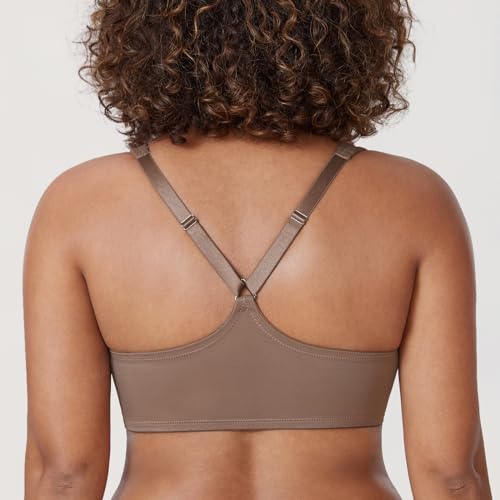 Image of DELIMIRA Women's Front Closure Racerback Plus Size Bra