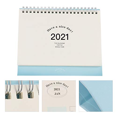 TOYANDONA 1 St Papier Kalender 2021 Staande Maandelijkse Planner Kalender Tabel Kalender Flip Kalender voor Office Home… - Image 6
