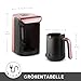Imagen de KARACA Hatır Roast Cafetera turca Oro rosa Capacidad 5 tazas Espuma grande 535 W Sistema de alerta de voz Sistema de advertencia luminoso Cuchara dosificadora Limpieza fácil
