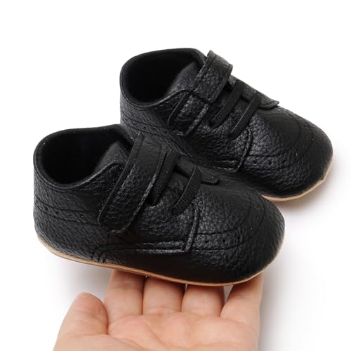 Image of RVROVIC Baby Boys Girls Anti-Slip Sneakers Soft Ankle Boots Toddler First Walkers Newborn Crib Shoes