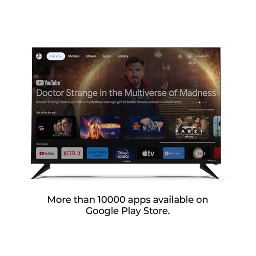 Image of Wobble 80 cm (32 inches) UD Series HD Ready Smart LED Google TV WB32GTAW9216HDFL (Black)