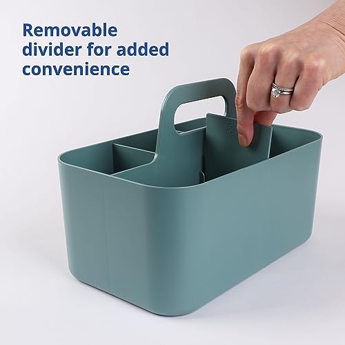 image for BLUE GINKGO Multipurpose Caddy Organizer - Stackable Plastic Caddy wit