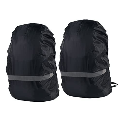 Mipcase Backpack Rain Cover Reflective Stripes 2pcs Night Safety Cover for Camping Bag