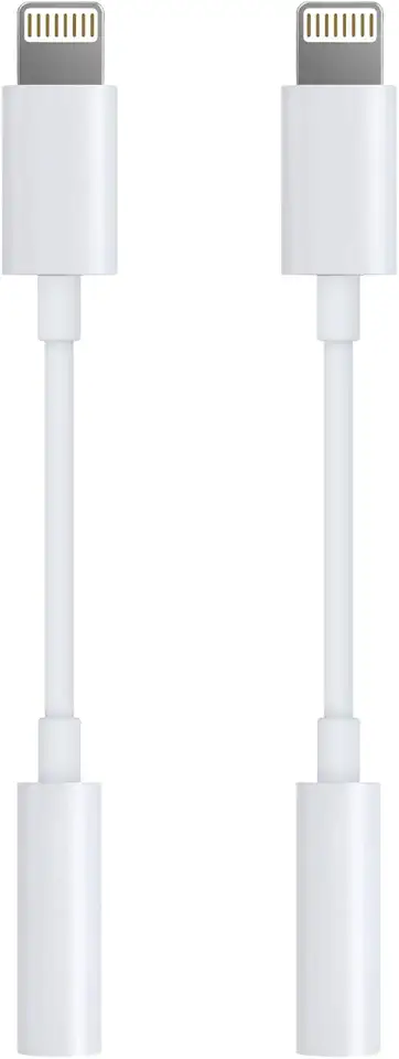 Lightning to 3.5mm Audio Jack Adapter Apple MFi Certified iPhone Headphone Jack Adapter Lightning to Aux Adaptor Dongle for iPhone 14 13 12 11 XS XR X 8 7 2 Pack