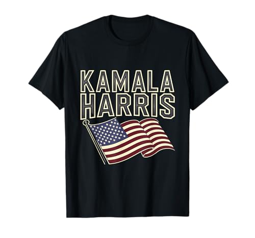 Kamala Harris, presidenta de Estados Unidos, 24 elecciones, bandera de EE. UU. Camiseta