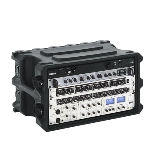 Gator Cases Pro Series Rotationsgeformtes 6U Rack-Gehäuse mit Flacher 13-Tiefe; (G-PRO-6U-13), Schwarz