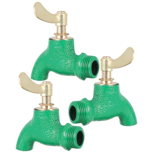 Grifo de baño antiguo de alta resistencia, grifos de hierro y cobre de 3/4 para hogar 2