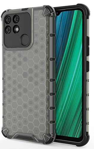 Image of Glasgow Back Case Cover Compatible with Realme Narzo 50A (Stylish Design) - Black