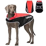 abbigliamento cani 🌟【Strisce Riflettenti】Le strisce riflettenti sulla schiena, sul collo e sulla pancia del cappotto invernale del cane aumentano la visibilità, rendendo facile vedere la posizione del tuo cane nelle sere d'inverno e garantendo la sicurezza del tuo cane.