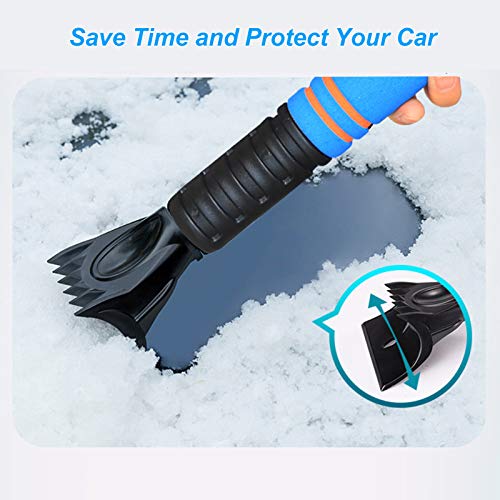 Btuty Raspador de gelo para pára-brisa do carro com 1 pacote de ferramenta de remoção de raspador de