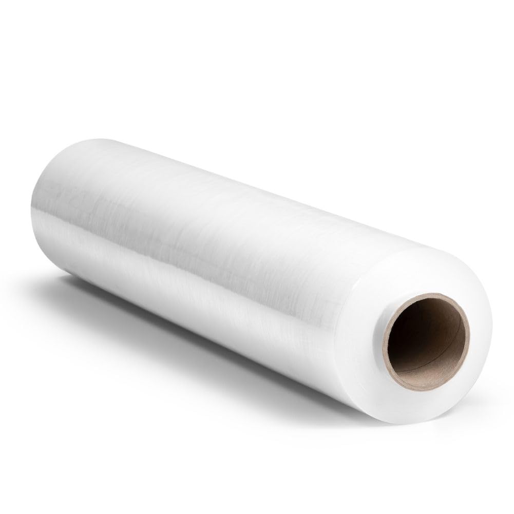 RAGO® Emballage déménagement 300m 4 pièces I Film à palette 9,5 × 9,5 × 40 cm Film déménagement Film emballage transparent I Plastic wrap Film plastique déménagement Rouleau emballage colis