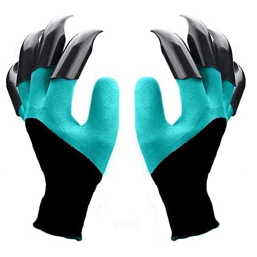 Gardening Gloves with ABS Claw for Digging & Planting, Gardening gloves for home garden/Gloves for gardening work for Men & Women (Standard size, 1 Pair)-image-20