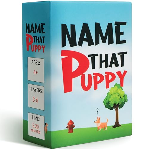 Name That Puppy - Pawsome Dog Games for Kids - Great Dog Lover Gifts - Kids Dog Toys - Gifts for Dog Lovers - Animal Lover Gifts for Kids - Perfect Games for Kids 6-8 & Kids Games 4-8