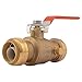 SharkBite 22306-0000LF Ball Valve with Drain, 1 Inch x 1 Inch x 1/8 Inch NPSM