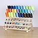 HAITRAL 60-Spool Thread Rack, Wooden Thread Holder Sewing Organizer for Sewing, Quilting, Embroidery, Hair-braiding