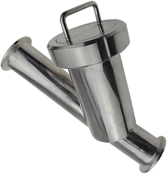 1.5" Tri Clamp Y Type Filter Strainer，Pipe OD 1-1/2", Stai