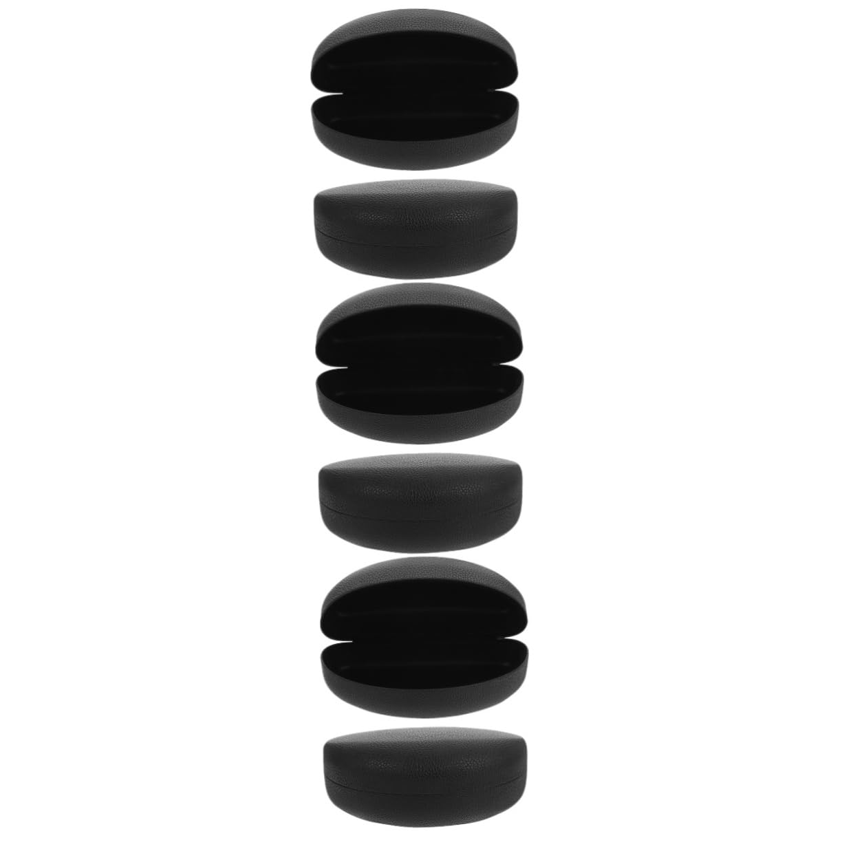 FOMIYES Étui à Lunettes De Soleil Étui Rigide Pour Lunettes De Soleil Porte-lunettes De Soleil Étui De Rangement Pour Lunettes De Soleil Récipient à Verres Black Feuille De Fer