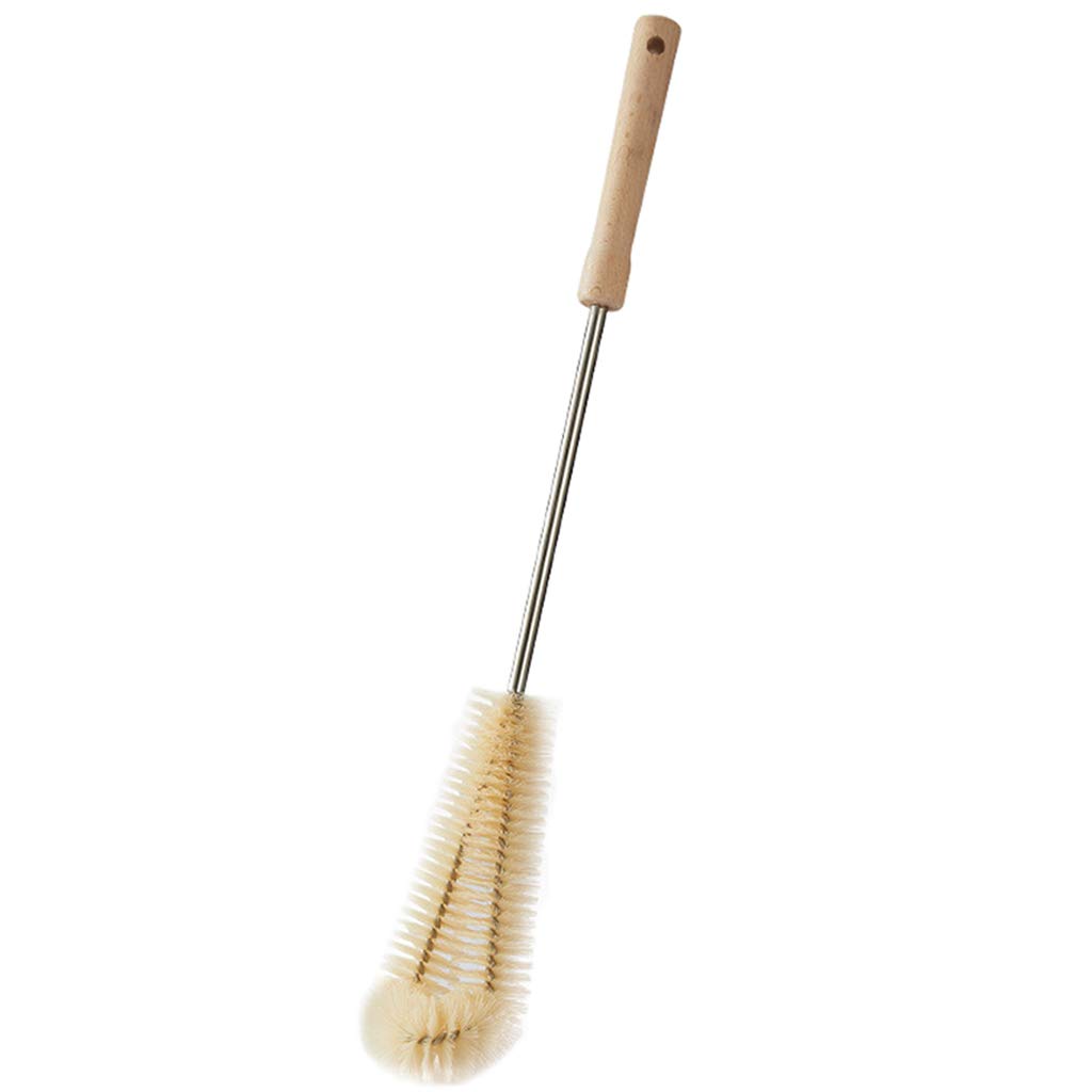 Cleaning Brush with Handle and Hanging Hole Space Saving Multifunction for Cleans Hard to Reach Wide Mouth Jars Dishwashing Brush Bottle