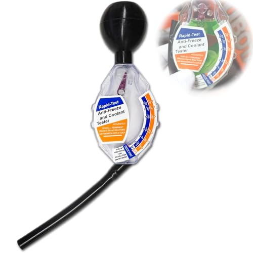 HUGJEPTTY Antifreeze Tester Automotive 2 in 1, Dial Type Antifreeze