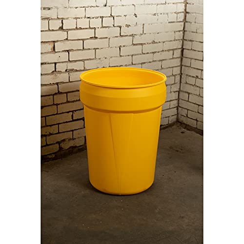 Eagle 1601 Lab Pack Drum With Plastic Lever-Lock, 30 Gallon,21-1/8" Od X 28-1/2" Height, Yellow #TOP4