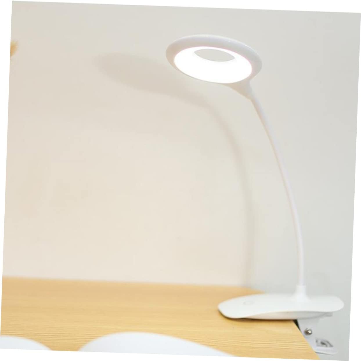DOITOOL Pcs Eye-Caring Led Reading Light Clip Desk Lamp for Students Portable Energy-efficient Cable for Home School